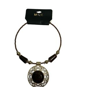 MIXIT Women's, Brown 16" Pendant Necklace‎ One Size